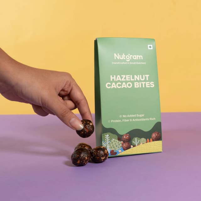 HAZELNUT CACAO BITES (BOX OF 7)